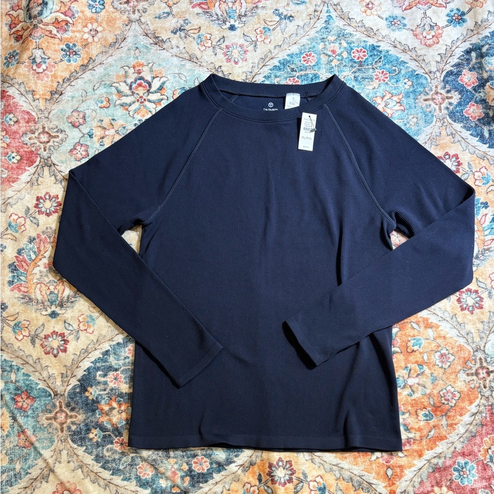 Talbots Dark Blue Long Sleeve Tee